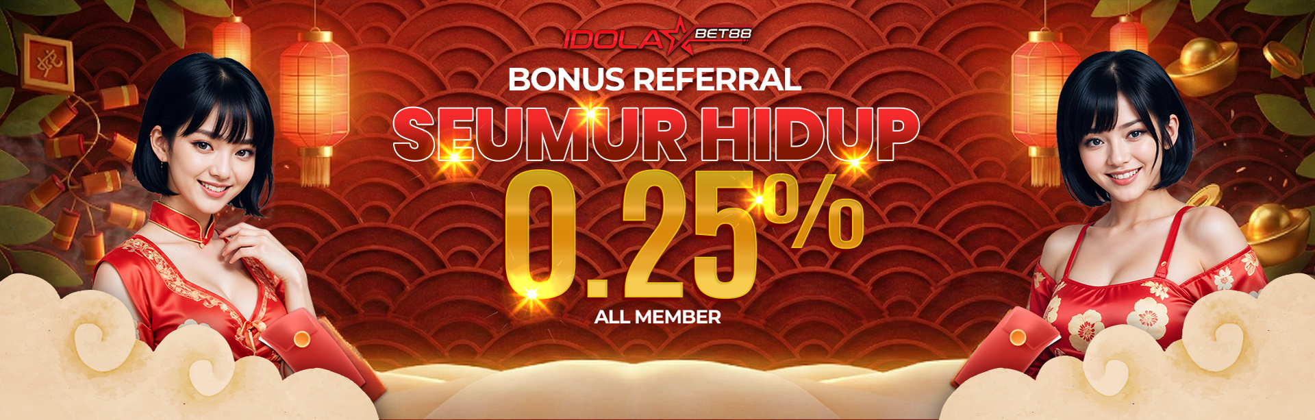 BONUS REFERRAL IDOLABET88