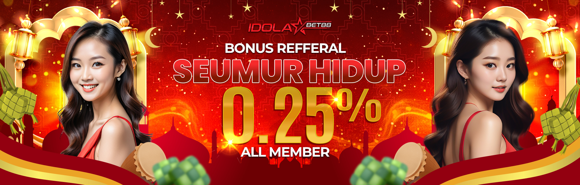 BONUS REFERRAL IDOLABET88