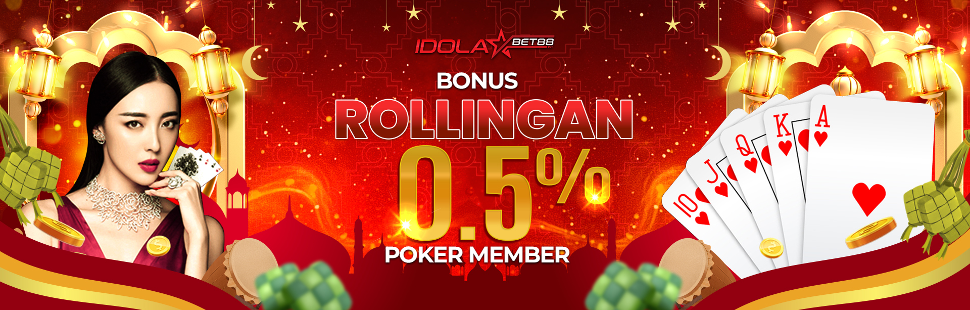 BONUS MINGGUAN POKER	