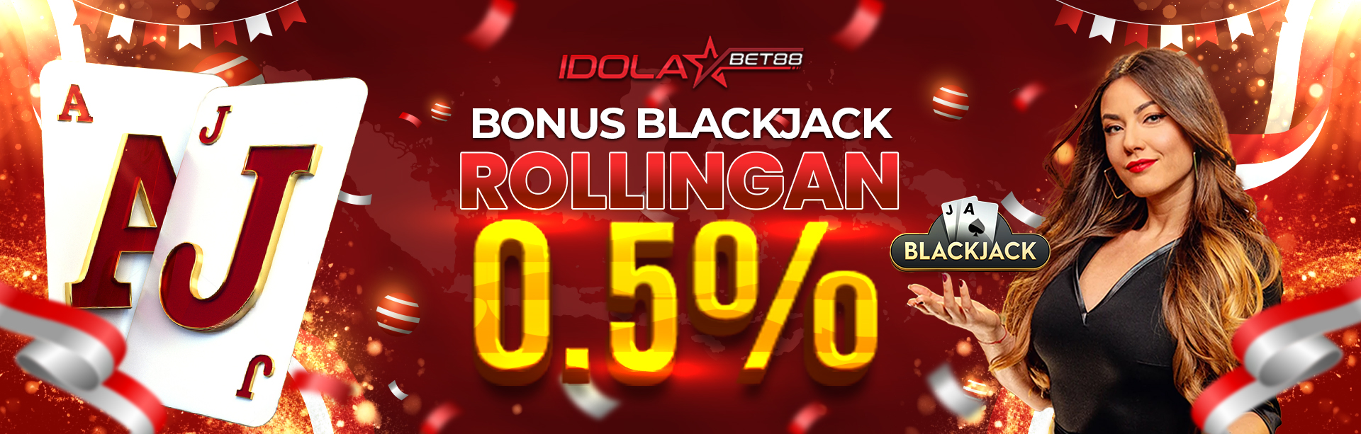 BONUS MINGGUAN BLACKJACK