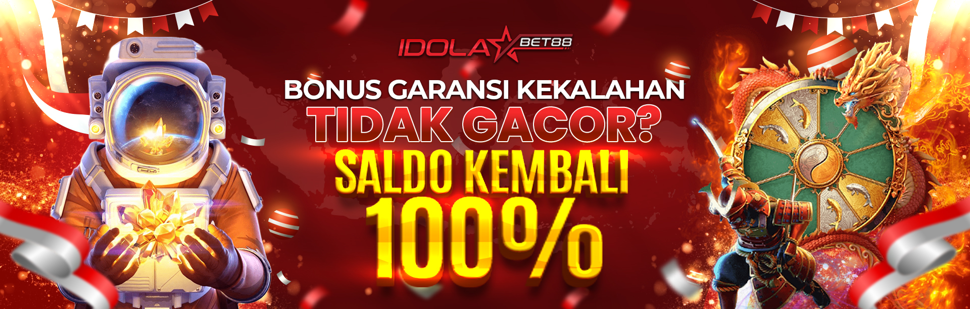 BONUS GARANSI KEKALAHAN 100%