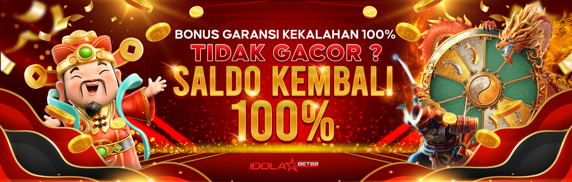 BONUS GARANSI KEKALAHAN 100%