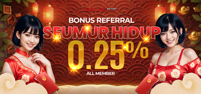 BONUS REFERRAL IDOLABET88