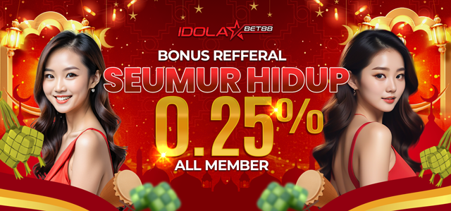 BONUS REFERRAL IDOLABET88
