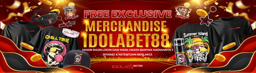 ABSEN SETIAP HARI FREE EXCLUSIVE MERCHANDISE IDOLABET88 !